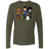 T-Shirts Military Green / Small Rock Paper Scissors Men's Premium Long Sleeve