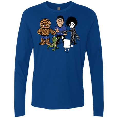 T-Shirts Royal / Small Rock Paper Scissors Men's Premium Long Sleeve