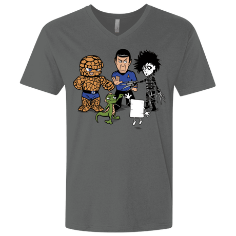 T-Shirts Heavy Metal / X-Small Rock Paper Scissors Men's Premium V-Neck