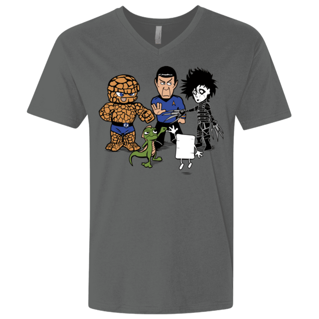 T-Shirts Heavy Metal / X-Small Rock Paper Scissors Men's Premium V-Neck