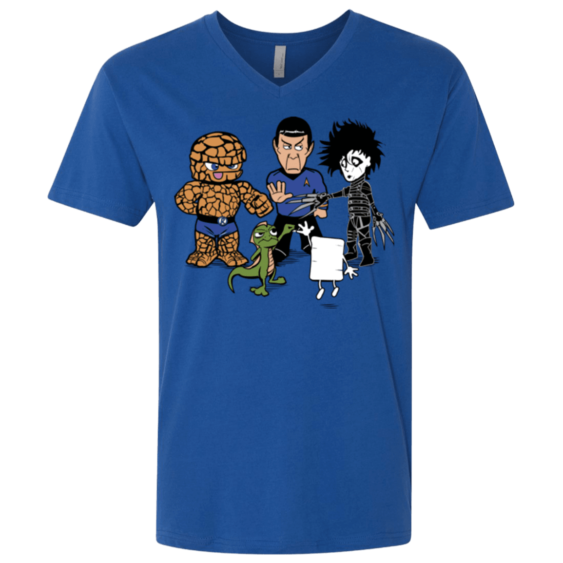 T-Shirts Royal / X-Small Rock Paper Scissors Men's Premium V-Neck