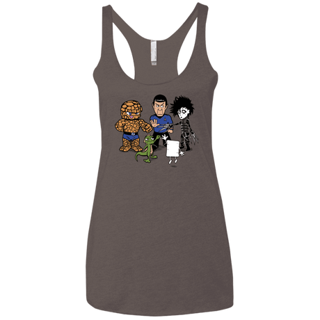 T-Shirts Macchiato / X-Small Rock Paper Scissors Women's Triblend Racerback Tank