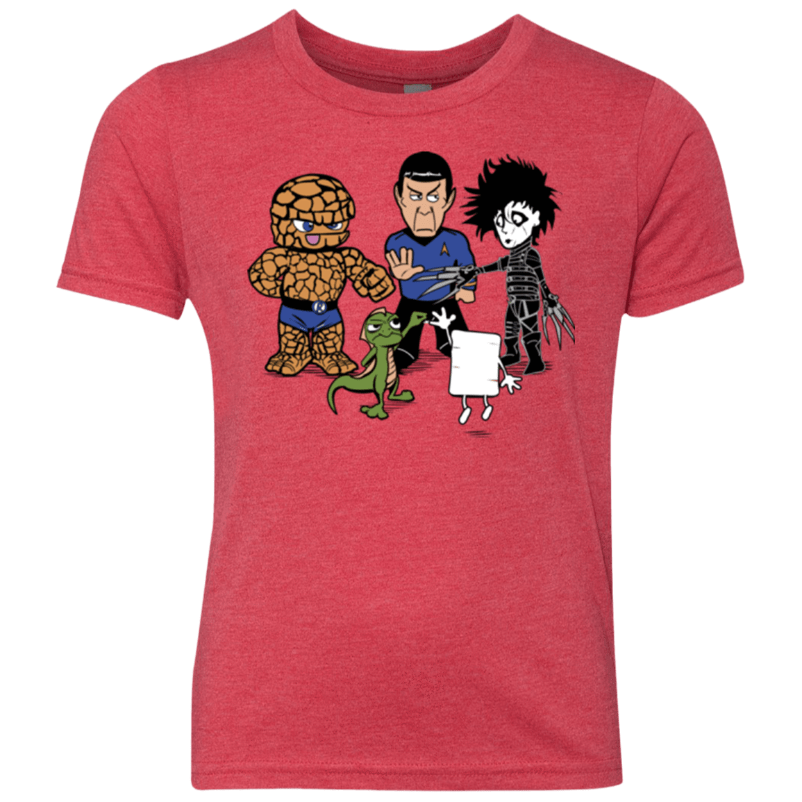 T-Shirts Vintage Red / YXS Rock Paper Scissors Youth Triblend T-Shirt