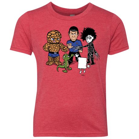 T-Shirts Vintage Red / YXS Rock Paper Scissors Youth Triblend T-Shirt