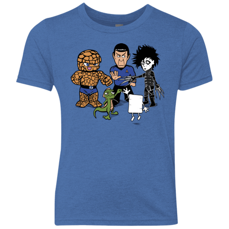 T-Shirts Vintage Royal / YXS Rock Paper Scissors Youth Triblend T-Shirt