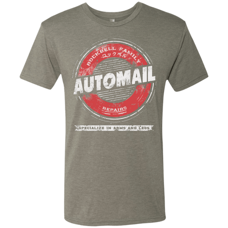 T-Shirts Venetian Grey / Small Rockbell Automail Men's Triblend T-Shirt