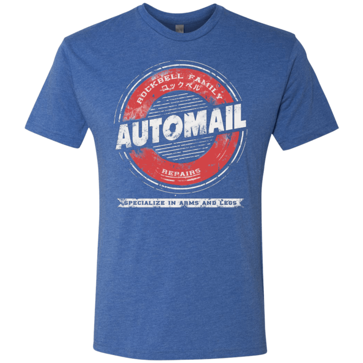 T-Shirts Vintage Royal / Small Rockbell Automail Men's Triblend T-Shirt