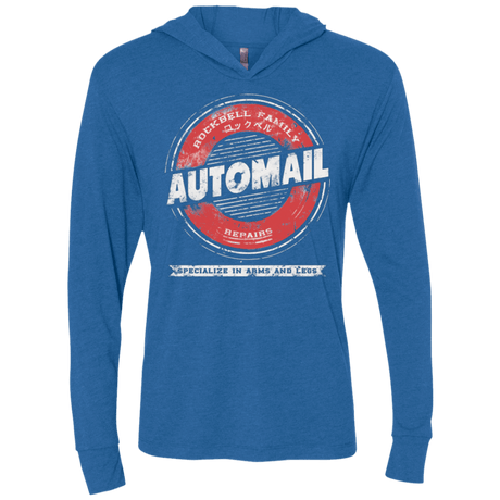 T-Shirts Vintage Royal / X-Small Rockbell Automail Triblend Long Sleeve Hoodie Tee