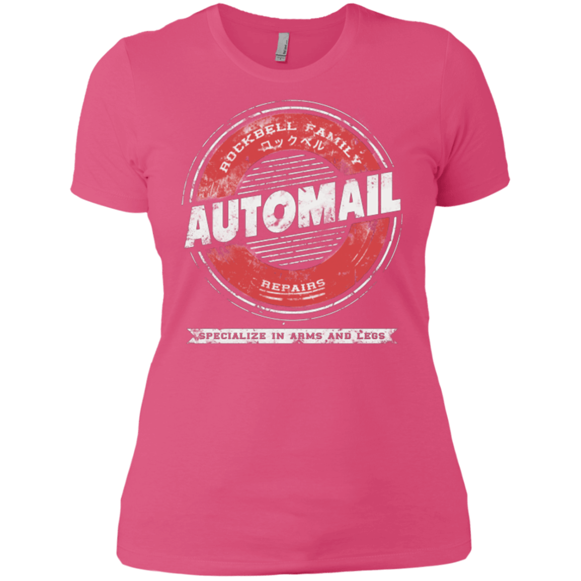 T-Shirts Hot Pink / X-Small Rockbell Automail Women's Premium T-Shirt