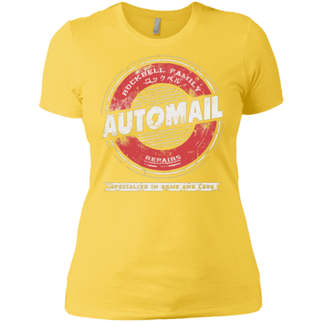 T-Shirts Vibrant Yellow / X-Small Rockbell Automail Women's Premium T-Shirt