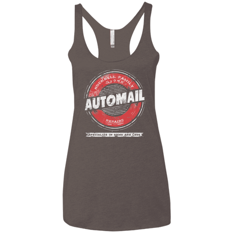 T-Shirts Macchiato / X-Small Rockbell Automail Women's Triblend Racerback Tank