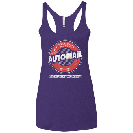 T-Shirts Purple / X-Small Rockbell Automail Women's Triblend Racerback Tank