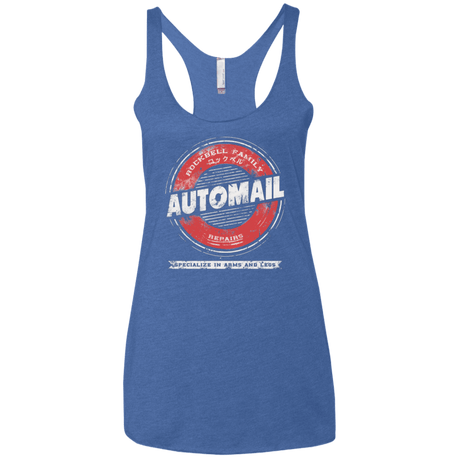 T-Shirts Vintage Royal / X-Small Rockbell Automail Women's Triblend Racerback Tank