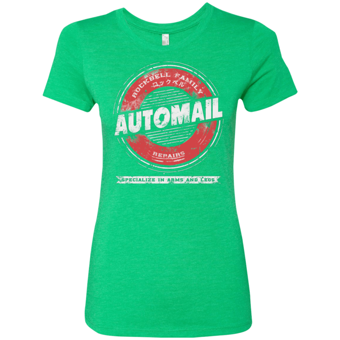 T-Shirts Envy / Small Rockbell Automail Women's Triblend T-Shirt