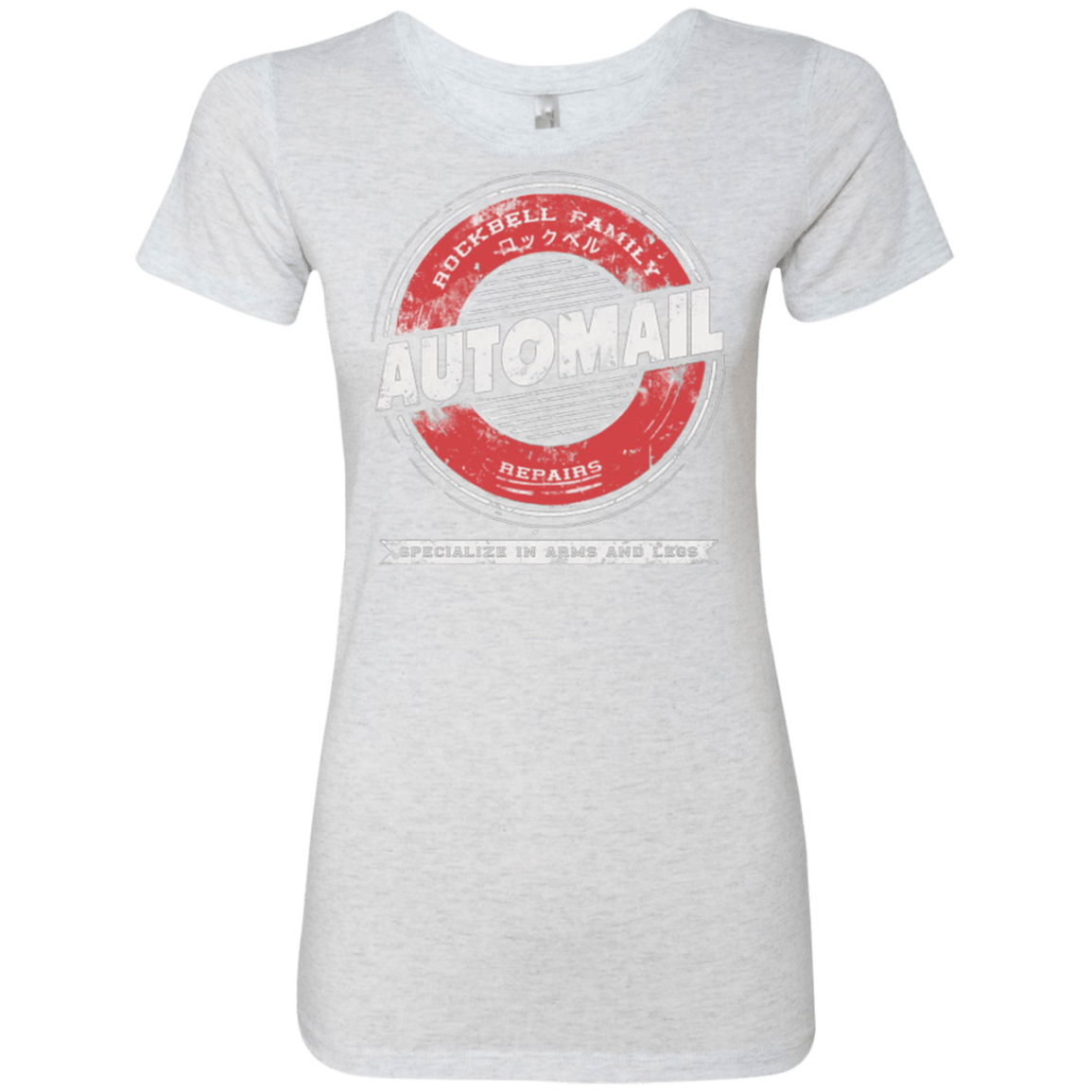 T-Shirts Heather White / Small Rockbell Automail Women's Triblend T-Shirt