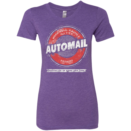 T-Shirts Purple Rush / Small Rockbell Automail Women's Triblend T-Shirt