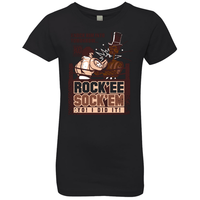T-Shirts Black / YXS Rockee Sockem Girls Premium T-Shirt