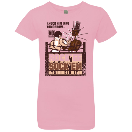 T-Shirts Light Pink / YXS Rockee Sockem Girls Premium T-Shirt