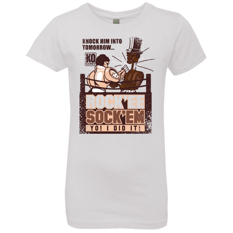 T-Shirts White / YXS Rockee Sockem Girls Premium T-Shirt