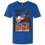T-Shirts Royal / X-Small Rockee Sockem Men's Premium V-Neck