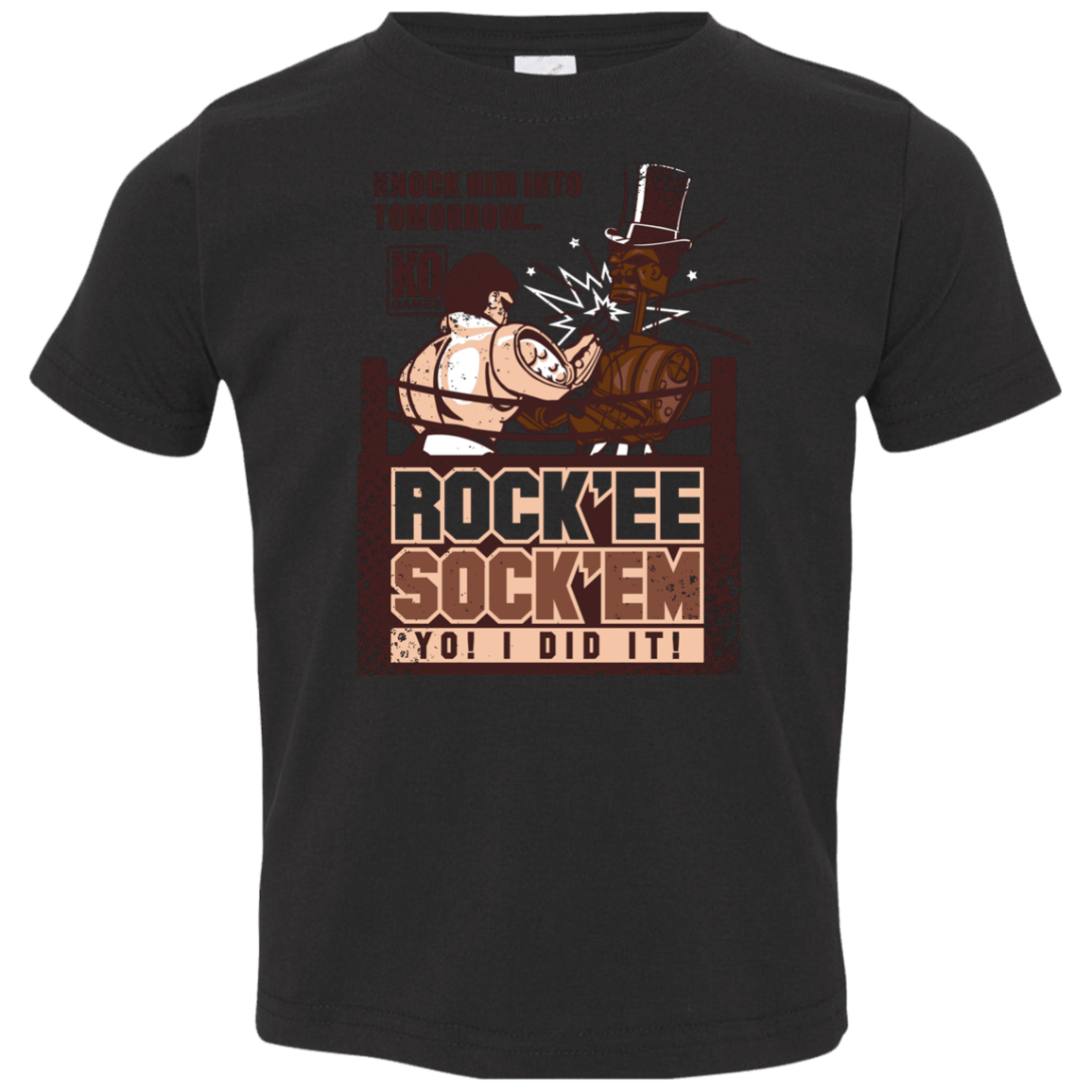 T-Shirts Black / 2T Rockee Sockem Toddler Premium T-Shirt