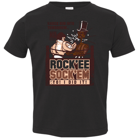T-Shirts Black / 2T Rockee Sockem Toddler Premium T-Shirt