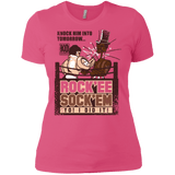 T-Shirts Hot Pink / X-Small Rockee Sockem Women's Premium T-Shirt