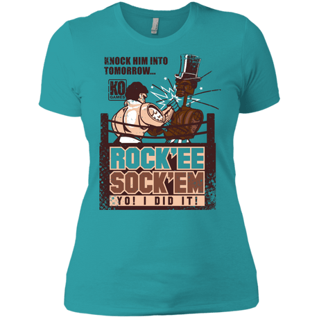 T-Shirts Tahiti Blue / X-Small Rockee Sockem Women's Premium T-Shirt