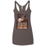 T-Shirts Macchiato / X-Small Rockee Sockem Women's Triblend Racerback Tank