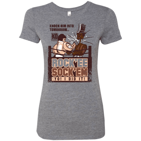 T-Shirts Premium Heather / Small Rockee Sockem Women's Triblend T-Shirt