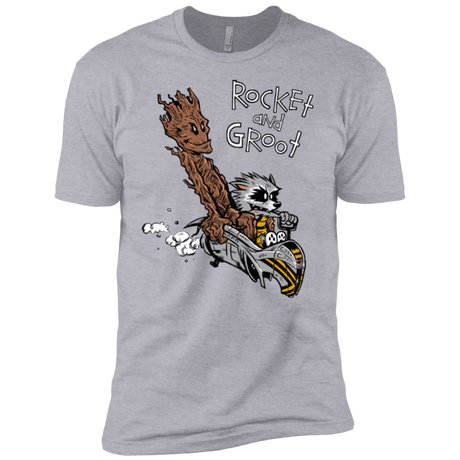 T-Shirts Heather Grey / YXS Rocket and Groot Boys Premium T-Shirt