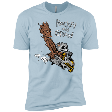 T-Shirts Light Blue / YXS Rocket and Groot Boys Premium T-Shirt