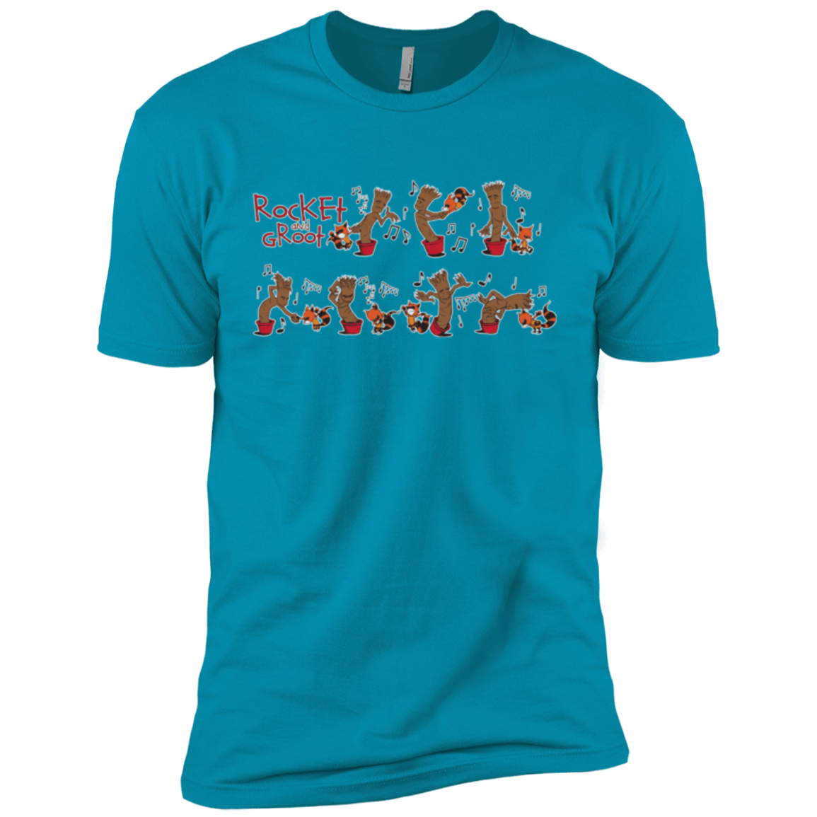 T-Shirts Turquoise / YXS Rocket and Groot Boys Premium T-Shirt