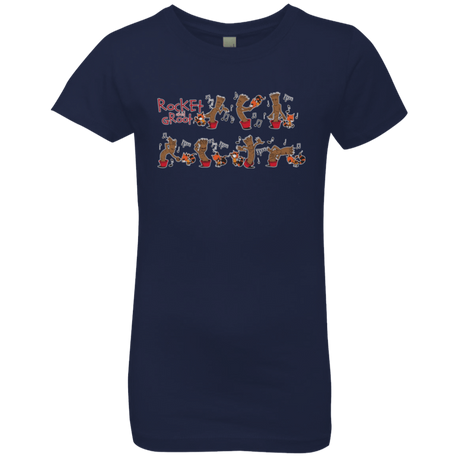 T-Shirts Midnight Navy / YXS Rocket and Groot Girls Premium T-Shirt
