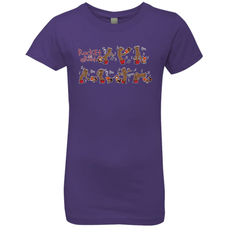 T-Shirts Purple Rush / YXS Rocket and Groot Girls Premium T-Shirt