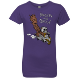 T-Shirts Purple Rush / YXS Rocket and Groot Girls Premium T-Shirt