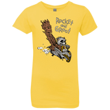 T-Shirts Vibrant Yellow / YXS Rocket and Groot Girls Premium T-Shirt