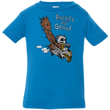 T-Shirts Cobalt / 6 Months Rocket and Groot Infant Premium T-Shirt