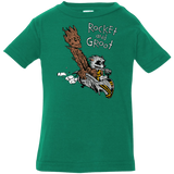 T-Shirts Kelly / 6 Months Rocket and Groot Infant Premium T-Shirt