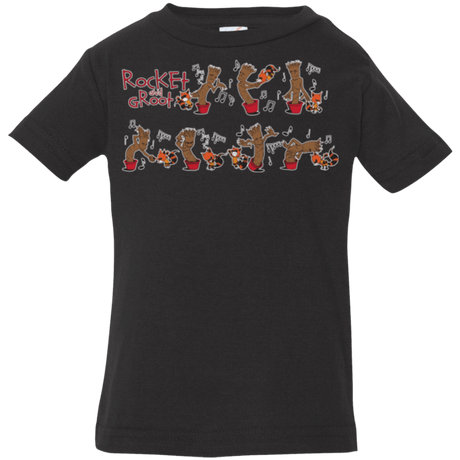 T-Shirts Black / 6 Months Rocket and Groot Infant PremiumT-Shirt