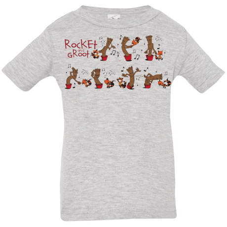 T-Shirts Heather / 6 Months Rocket and Groot Infant PremiumT-Shirt