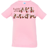 T-Shirts Pink / 6 Months Rocket and Groot Infant PremiumT-Shirt