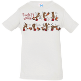 T-Shirts White / 6 Months Rocket and Groot Infant PremiumT-Shirt