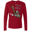 T-Shirts Cardinal / Small Rocket and Groot Men's Premium Long Sleeve