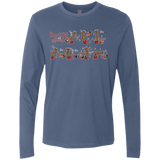 T-Shirts Indigo / Small Rocket and Groot Men's Premium Long Sleeve