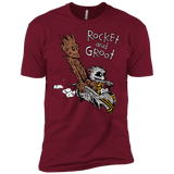 T-Shirts Cardinal / X-Small Rocket and Groot Men's Premium T-Shirt