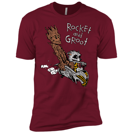 T-Shirts Cardinal / X-Small Rocket and Groot Men's Premium T-Shirt