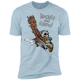 T-Shirts Light Blue / X-Small Rocket and Groot Men's Premium T-Shirt