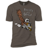 T-Shirts Warm Grey / X-Small Rocket and Groot Men's Premium T-Shirt