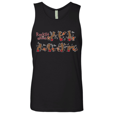 T-Shirts Black / Small Rocket and Groot Men's Premium Tank Top